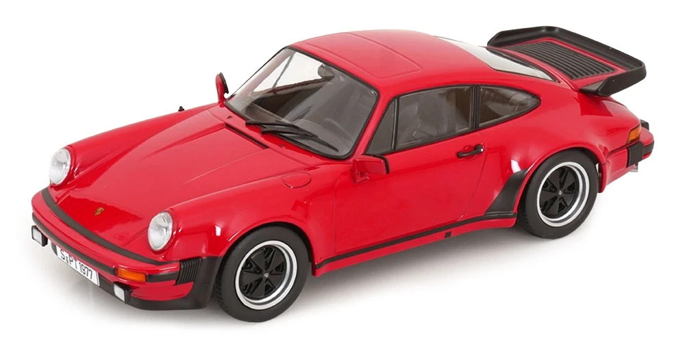 1/18 KK-Scale 1977 Porsche 911 (930) Turbo 3.3 Coupe (Red) Diecast Car Model