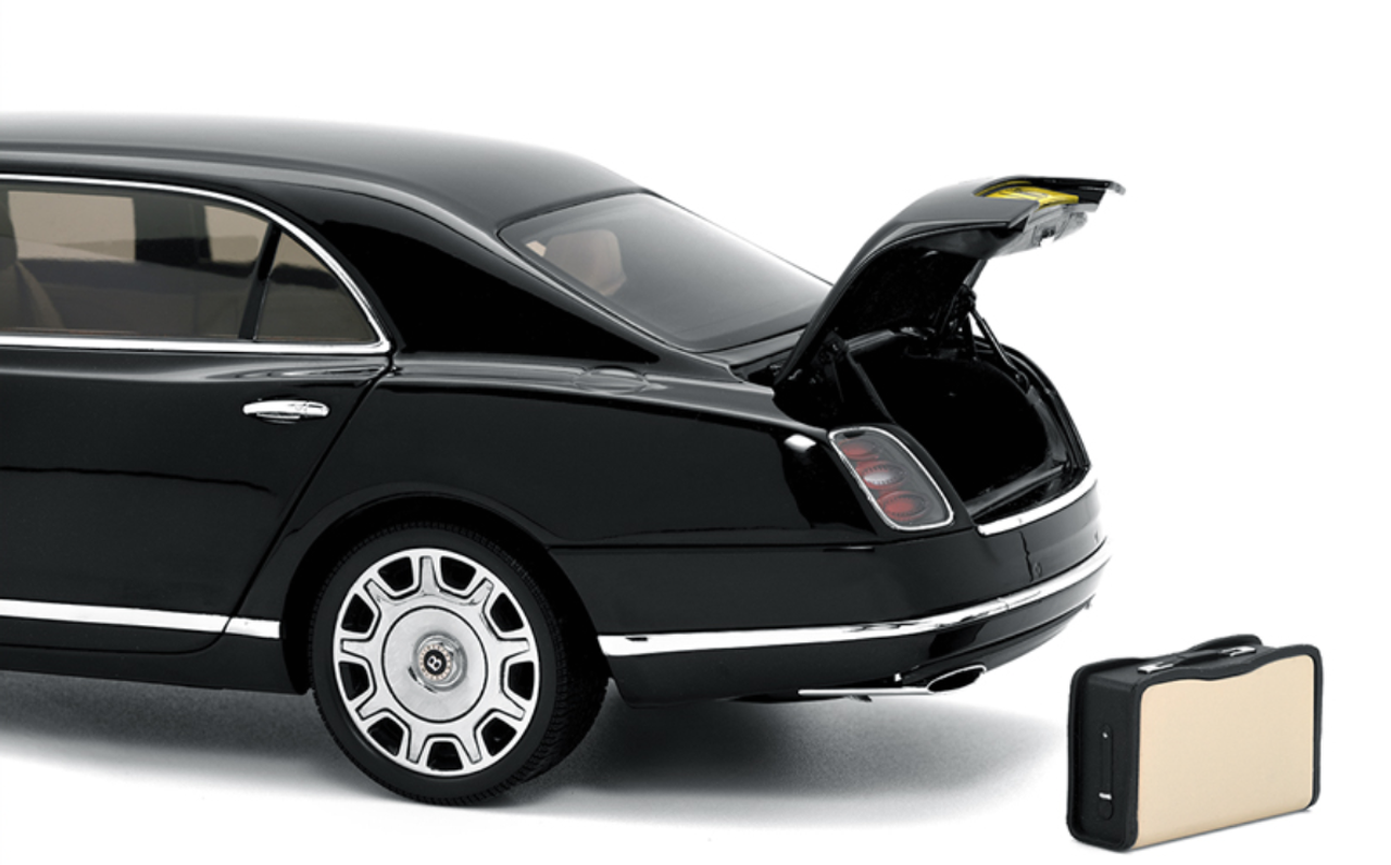 1/18 Almost Real Bentley Mulsanne Grand Limousine by Mulliner Black Diecast Car Model