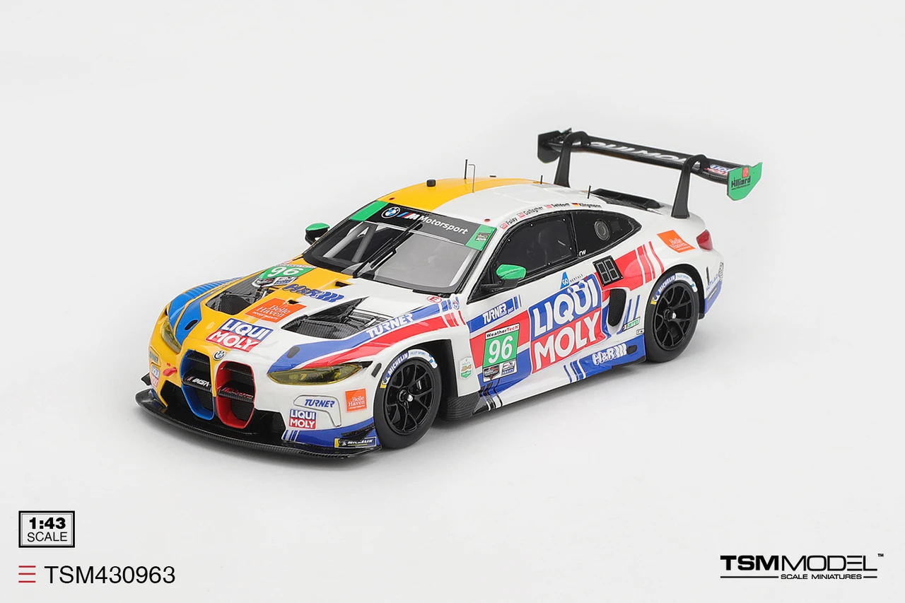 1/43 TSM 2026 BMW M4 GT3 EVO #96 Turner Motorsport 2026 IMSA Daytona 24 Hrs Car Model