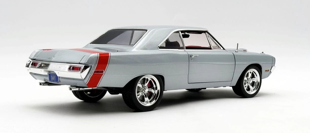 1/18 ACME 1970 Dodge Dart 440 Street Machine (Silver Grey) Diecast Car Model