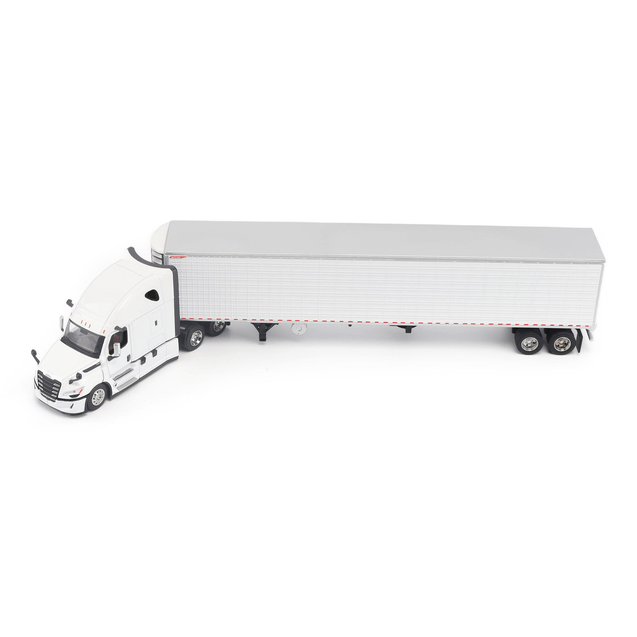 1/64 Diecast Masters 2025 Freightliner Cascadia Gen-5 ('2025) Tractor (Winter White) & Great Dane Champion 53 FT Reefer Trailer Diecast Model