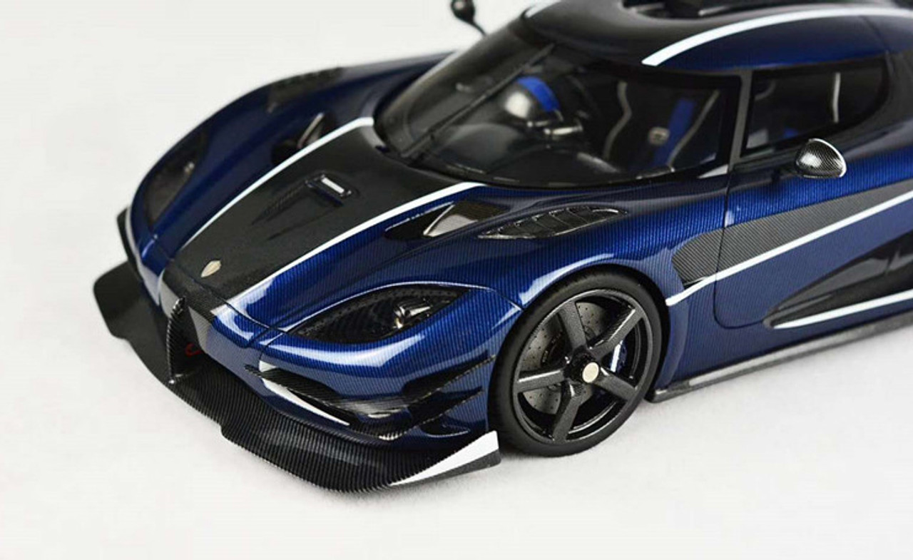 1/18 FA Frontiart Koenigsegg ONE:1 (Carbon Fiber Blue) Resin Car Model Limited