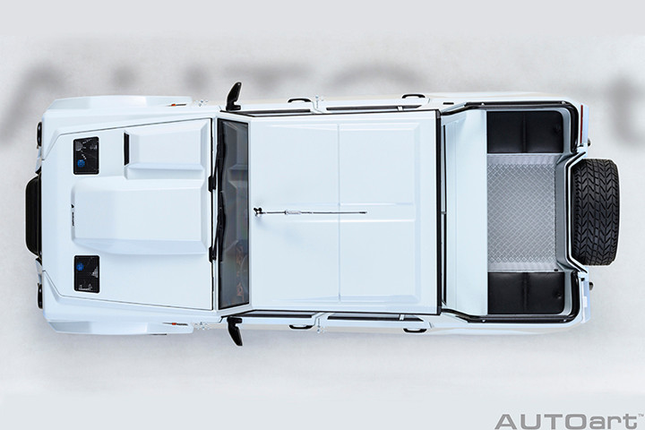 1/18 AUTOart Lamborghini LM002 (Bianco Polo White) Car Model