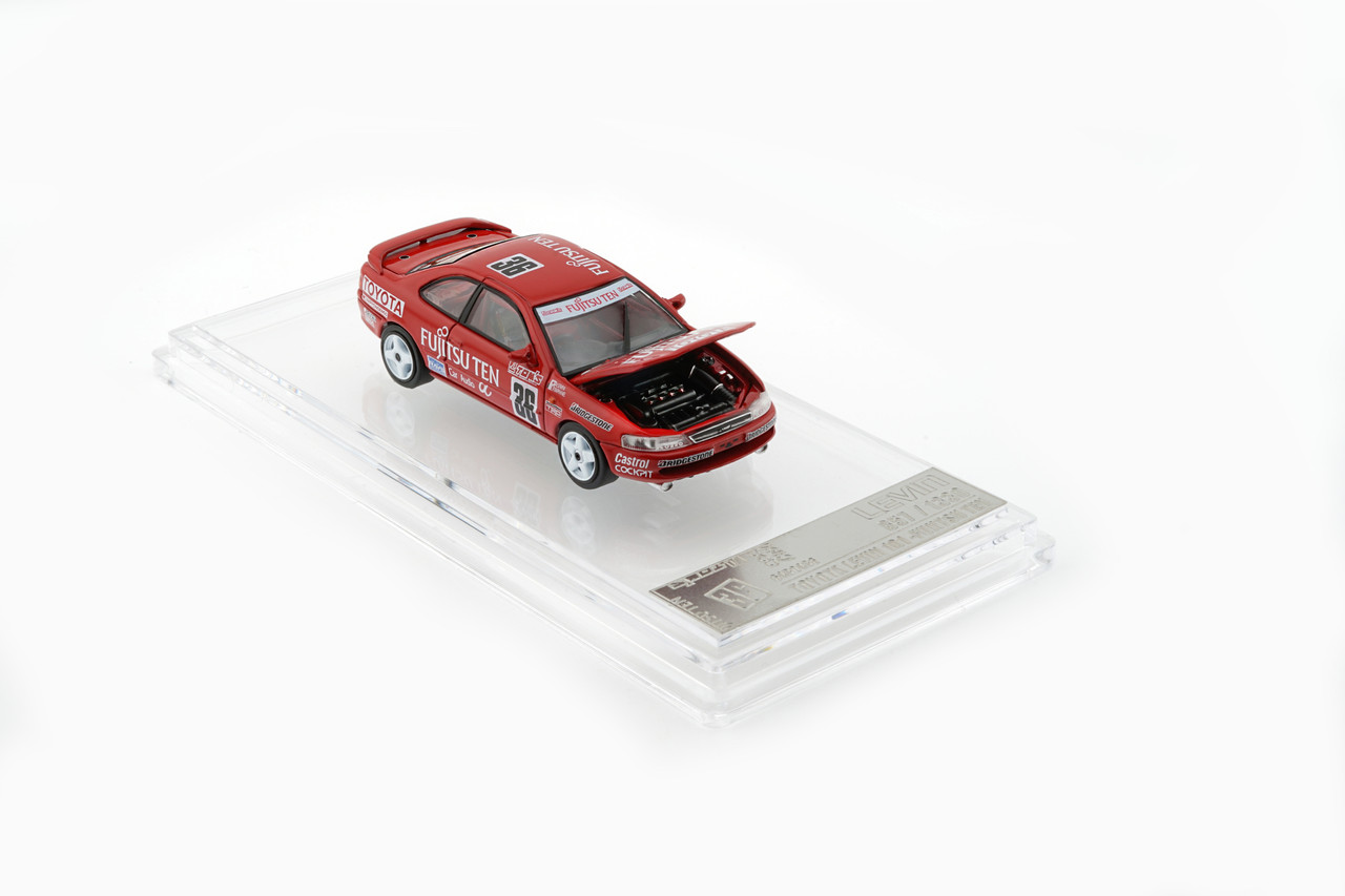 1/64 BMC Toyota Levin 101 Fujitsu Ten Tom's JTCC Group A Diecast Car Model