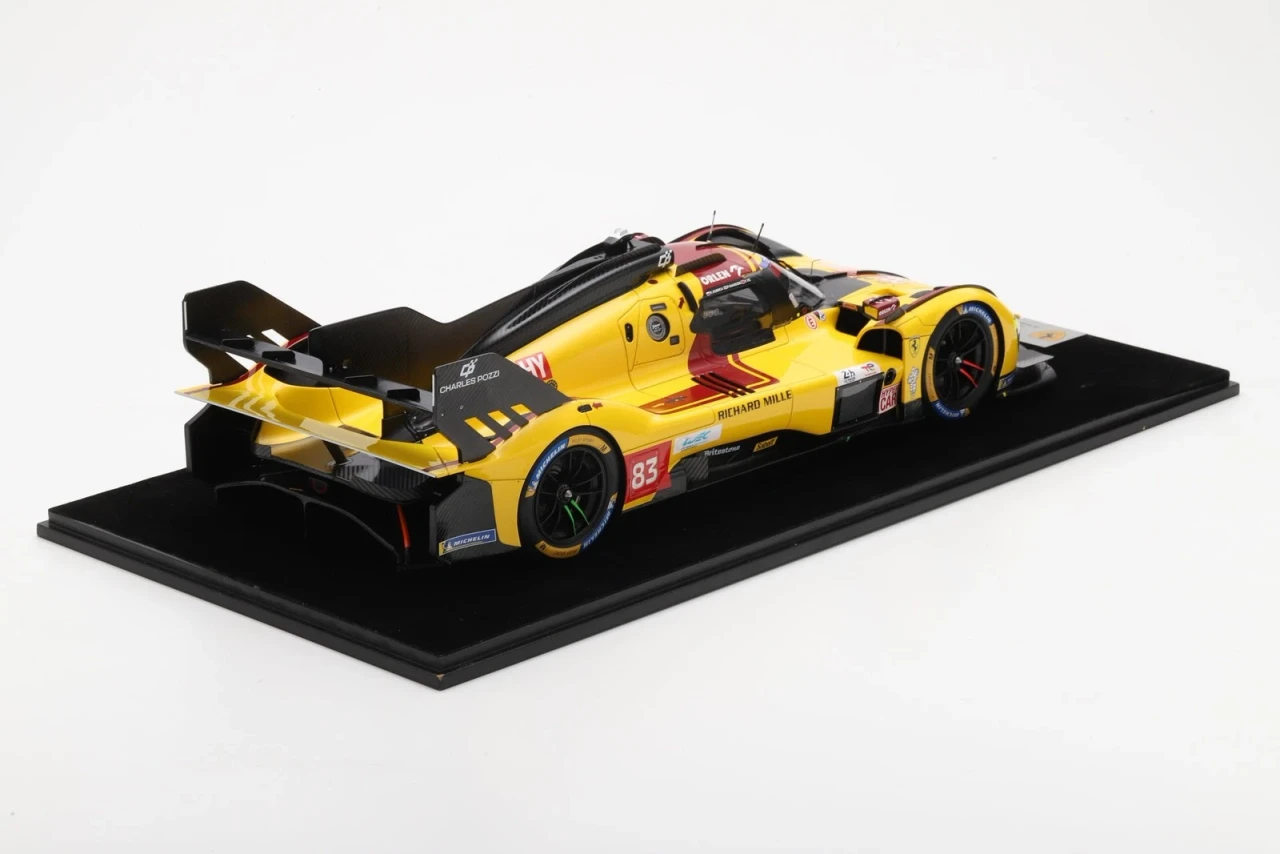 1/12 Looksmart 2025 Ferrari 499P #83 Winner 24h LeMans AF Corse Philip Hanson, Robert Kubica, Yifei Ye Car Model