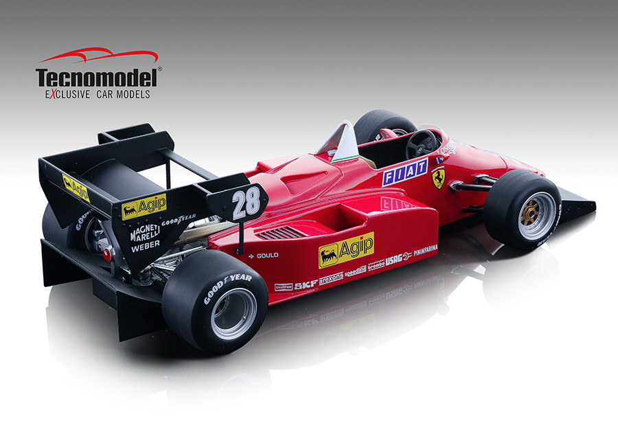 1/12 Tecnomodel Ferrari 126 C4-M2 1984 European GP Driver R. Arnoux  Car # 28 Car Model