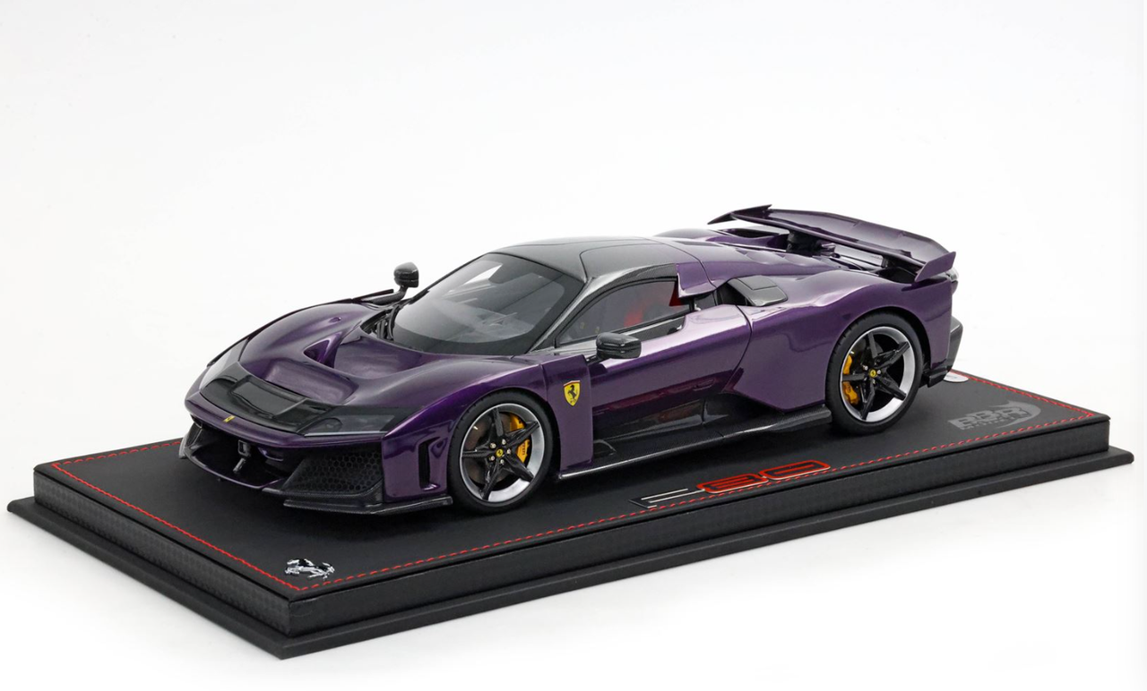 1/18 BBR Ferrari F80 Optional Carbon Fiber (Hong Kong Purple) Car Model Limited 48 Pieces