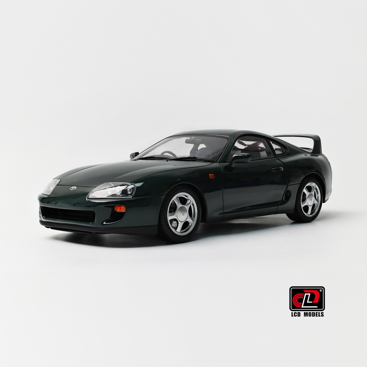 値下げ　トヨタ　スープラ　1/18　LCD 1/18 LCD Toyota Supra A80 (Dark Green) Diecast Car Model