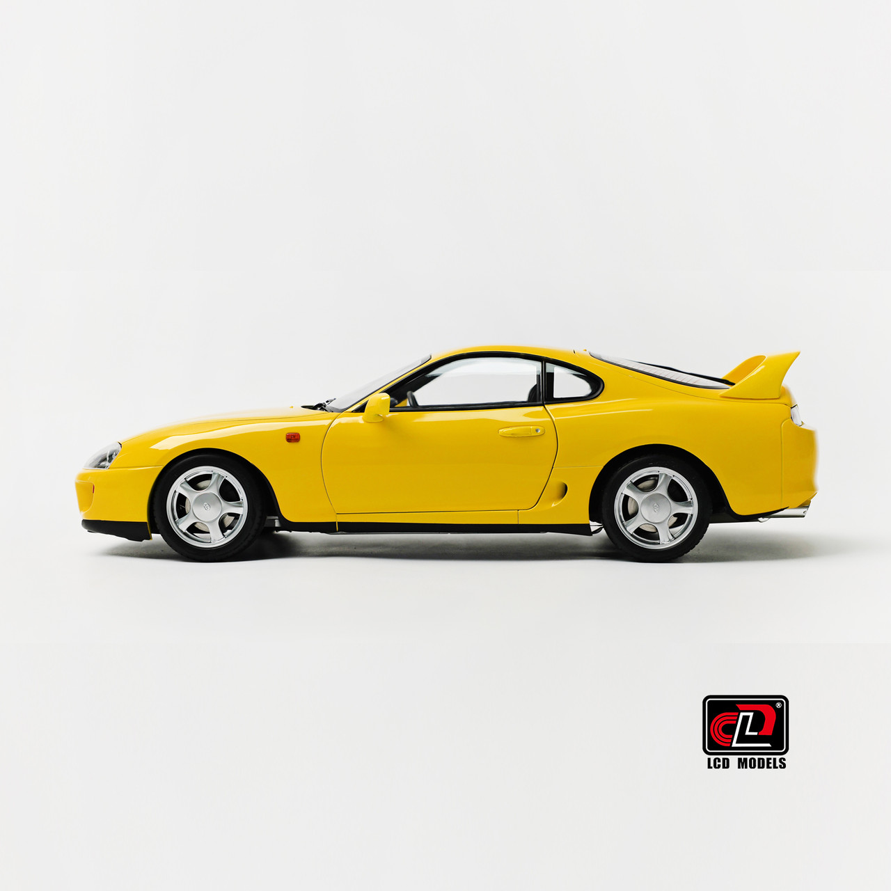 1/18 LCD Toyota Supra A80 (Yellow) Diecast Car Model