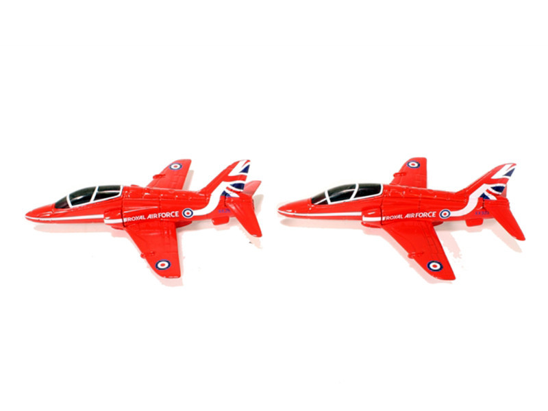 Royal Air Force "Red Arrows" Synchro Pair Set of 2 Planes Diecast Models by Corgi