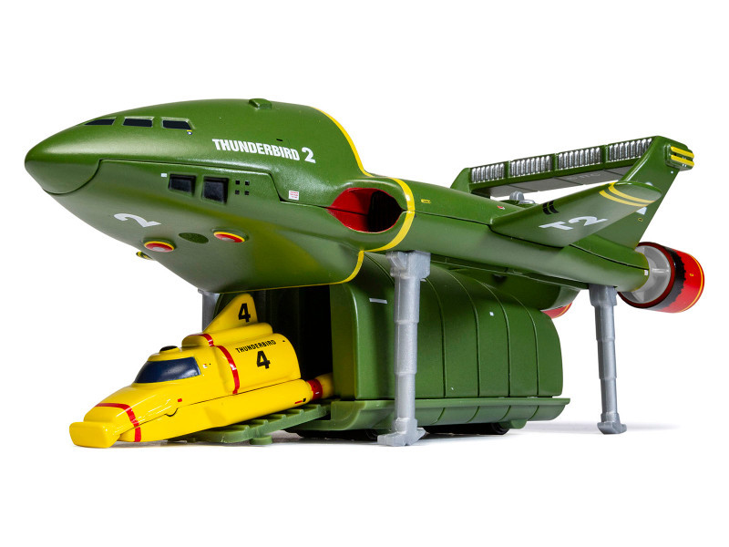 Thunderbird 2 Aircraft and Thunderbird 4 Submarine "Thunderbirds" (1965-1966) TV Series "F.A.B. Collection" Diecast Model by Corgi