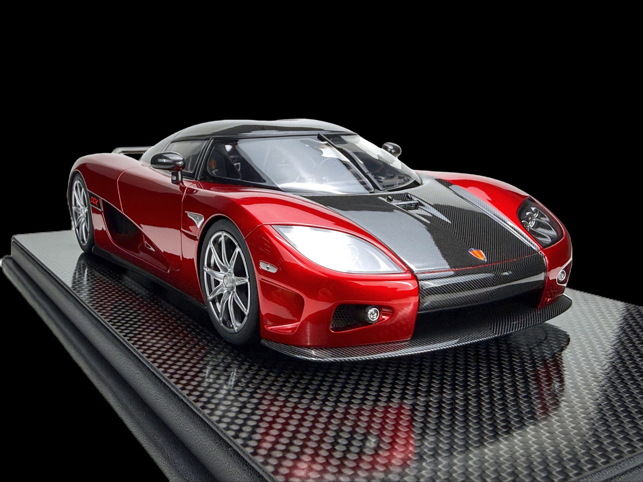 1/18 Frontiart Koenigsegg CCX 7067 Candy Apple Red Car Model