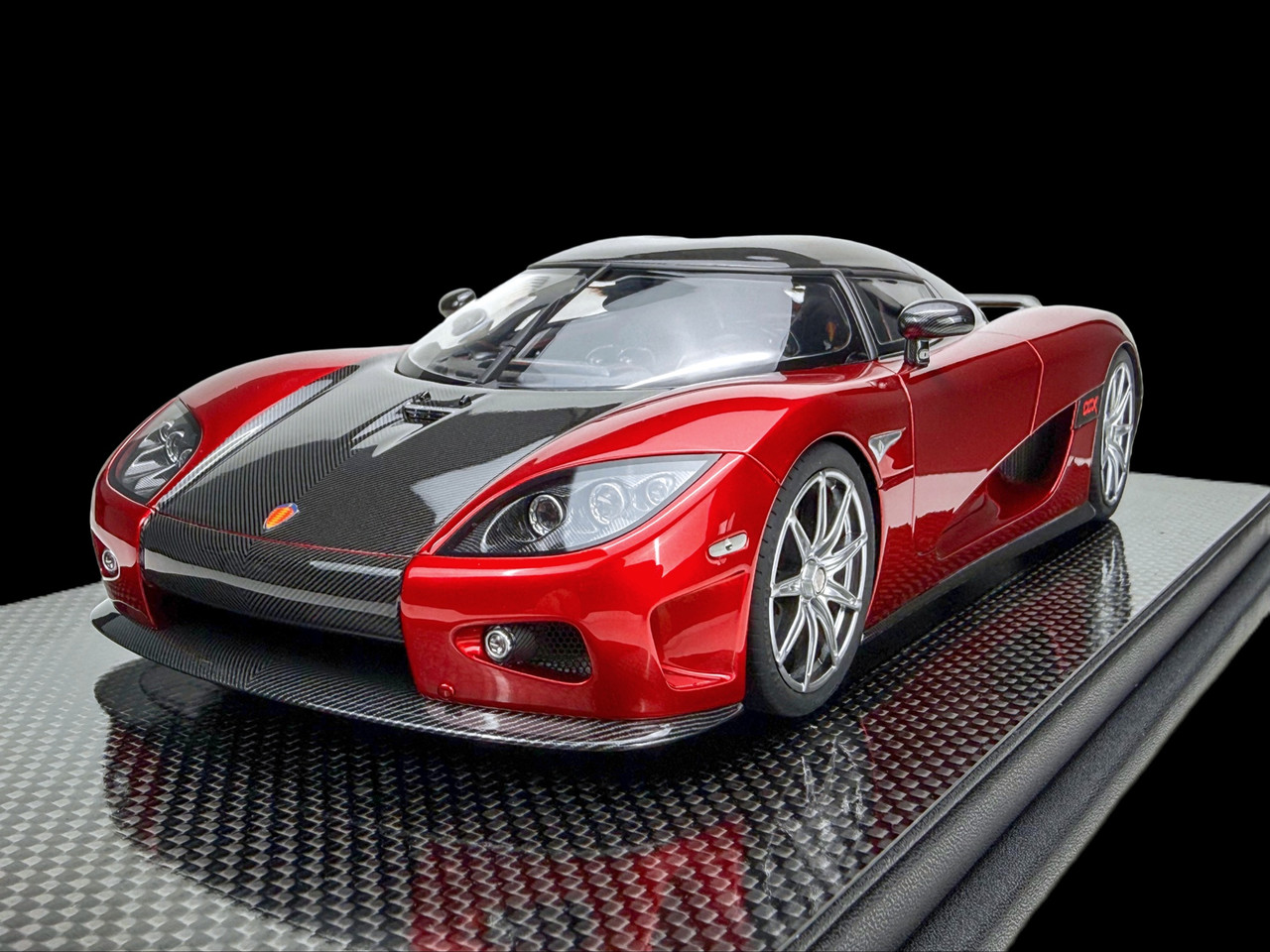 1/18 Frontiart Koenigsegg CCX 7067 Candy Apple Red Car Model Limited 100 Pieces