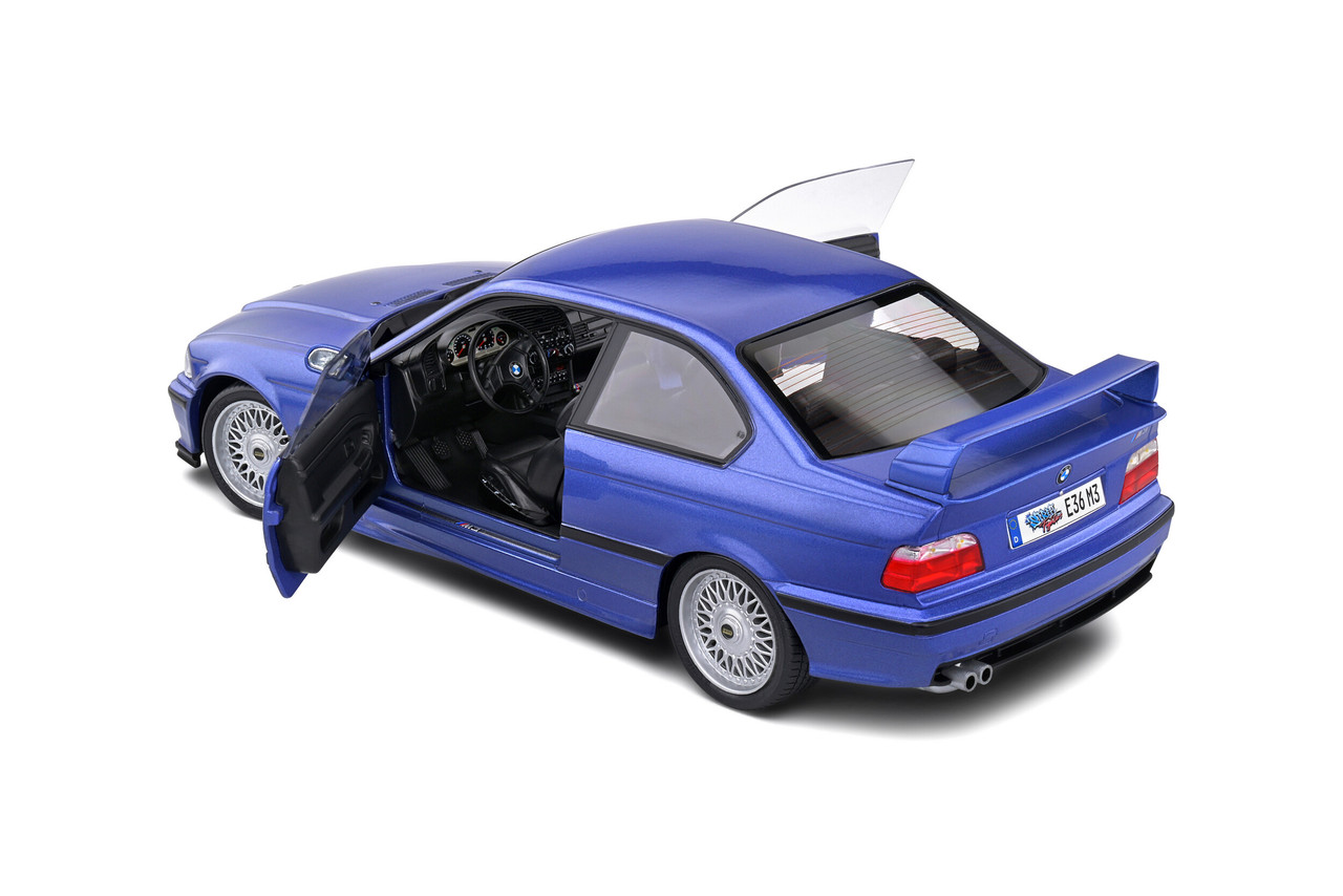 1/18 Solido 1996 BMW M3 (E36) Coupe (Estoril Blue) Diecast Car Model