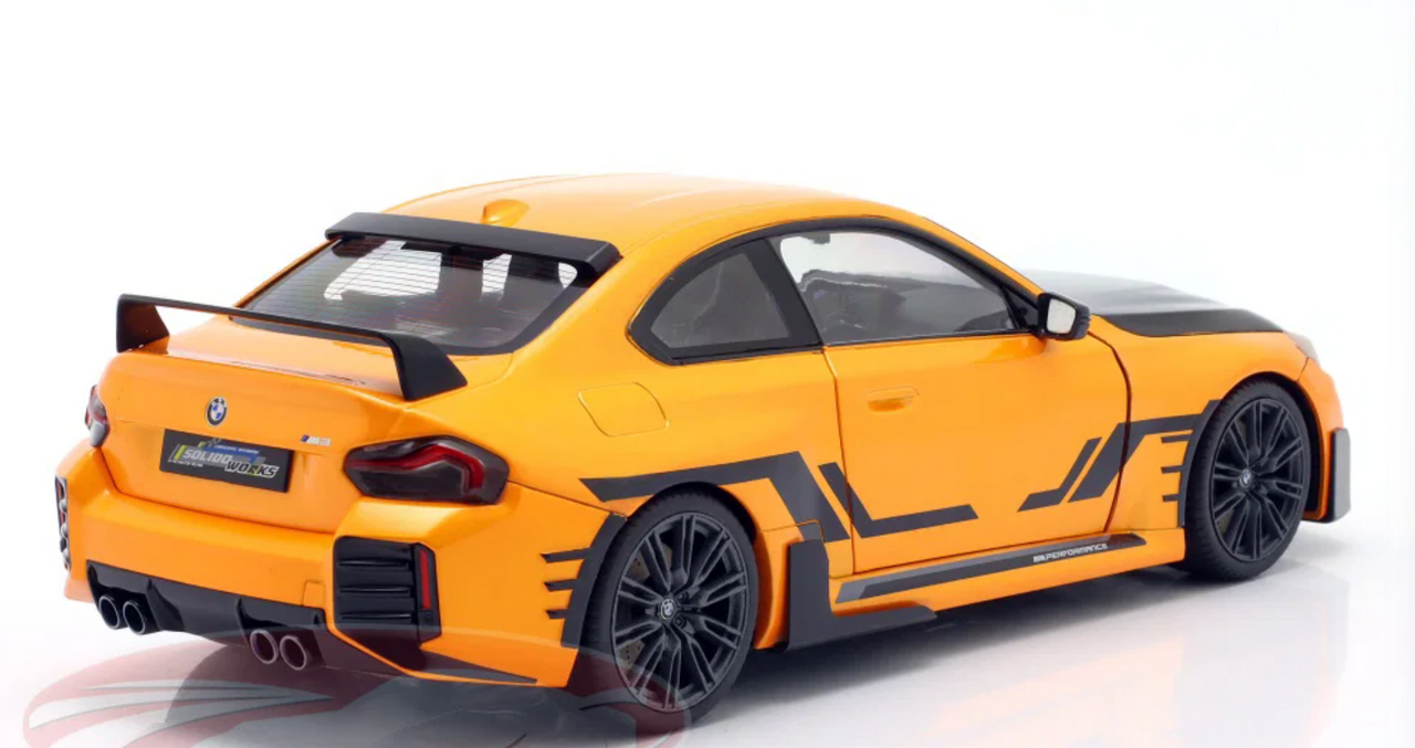 1/18 Solido 2024 BMW M2 (G87) Performance Parts (Metallic Orange) Diecast Car Model