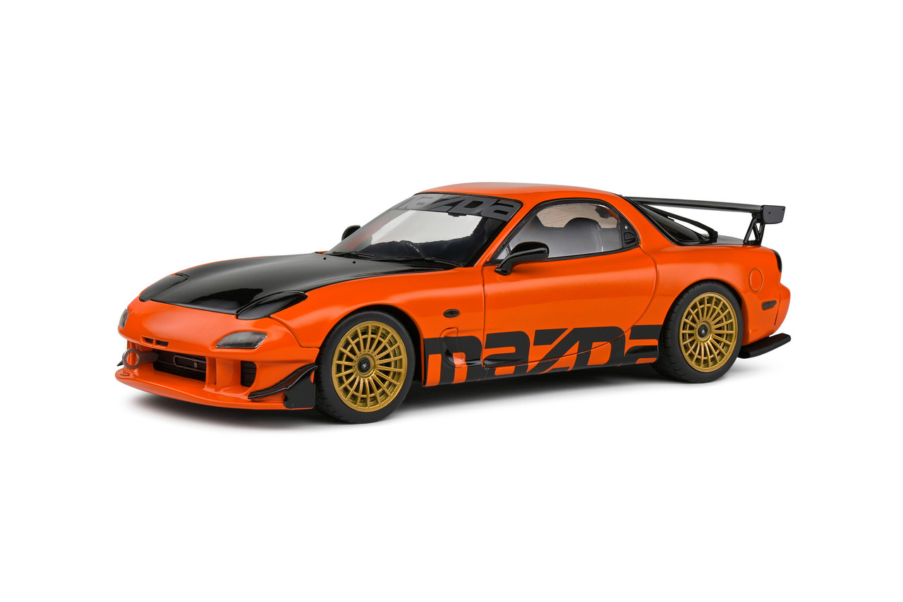 Solido 1/18 マツダRX-7 1/18 Solido Mazda RX-7 Type RS (FD3S) (Orange) Diecast Car Model