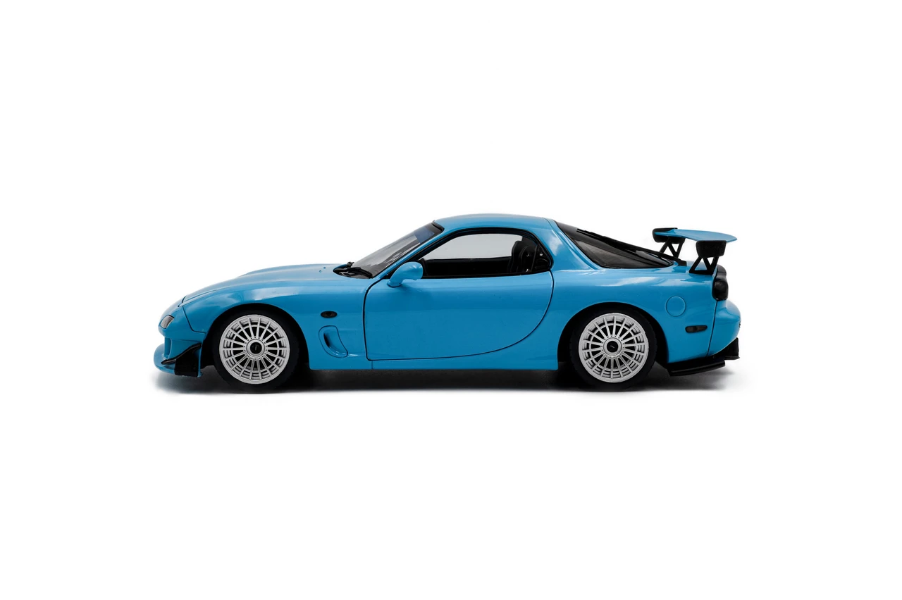 1/18 Solido Mazda RX-7 Type RS (FD3S) (Neon Blue) Diecast Car Model