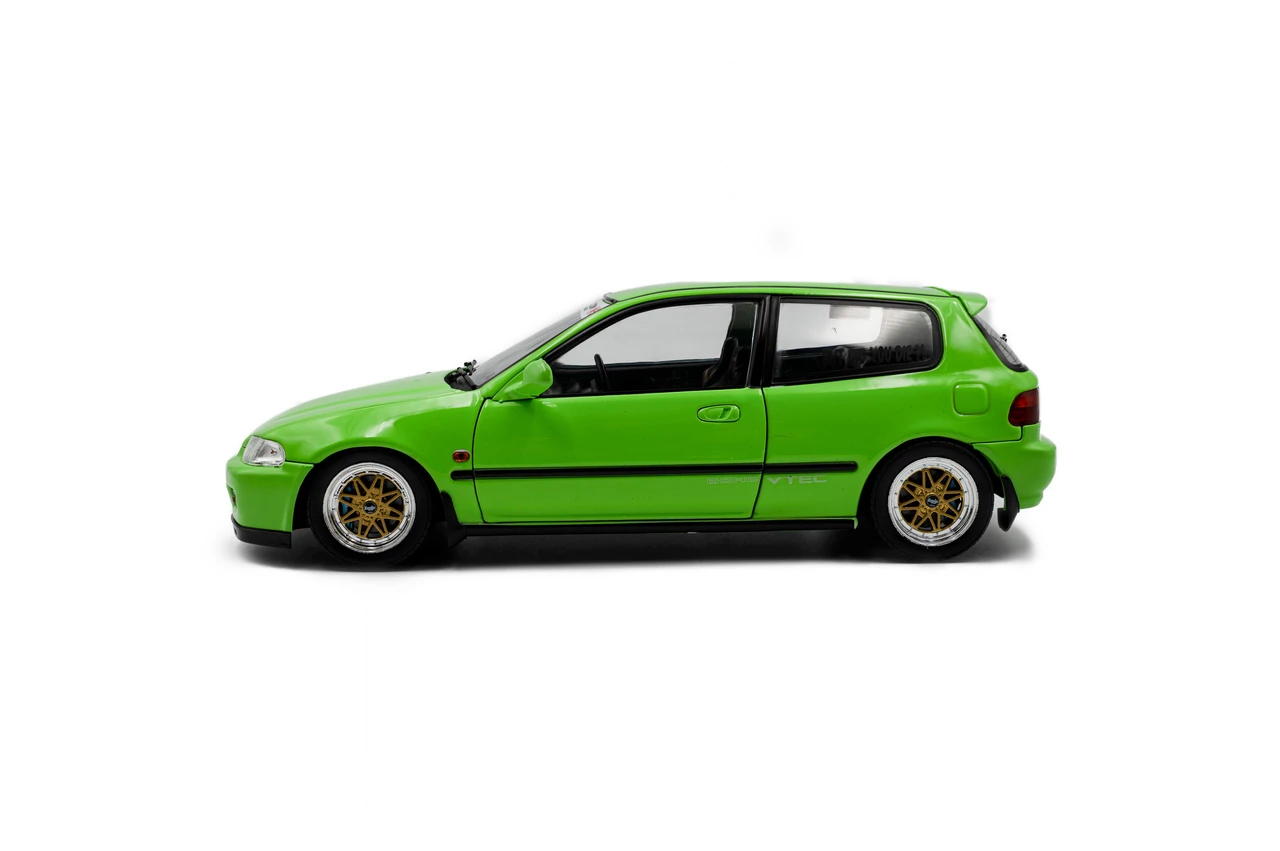 1/18 Solido 1991 Honda Civic (EG6) (Neon Green) Diecast Car Model