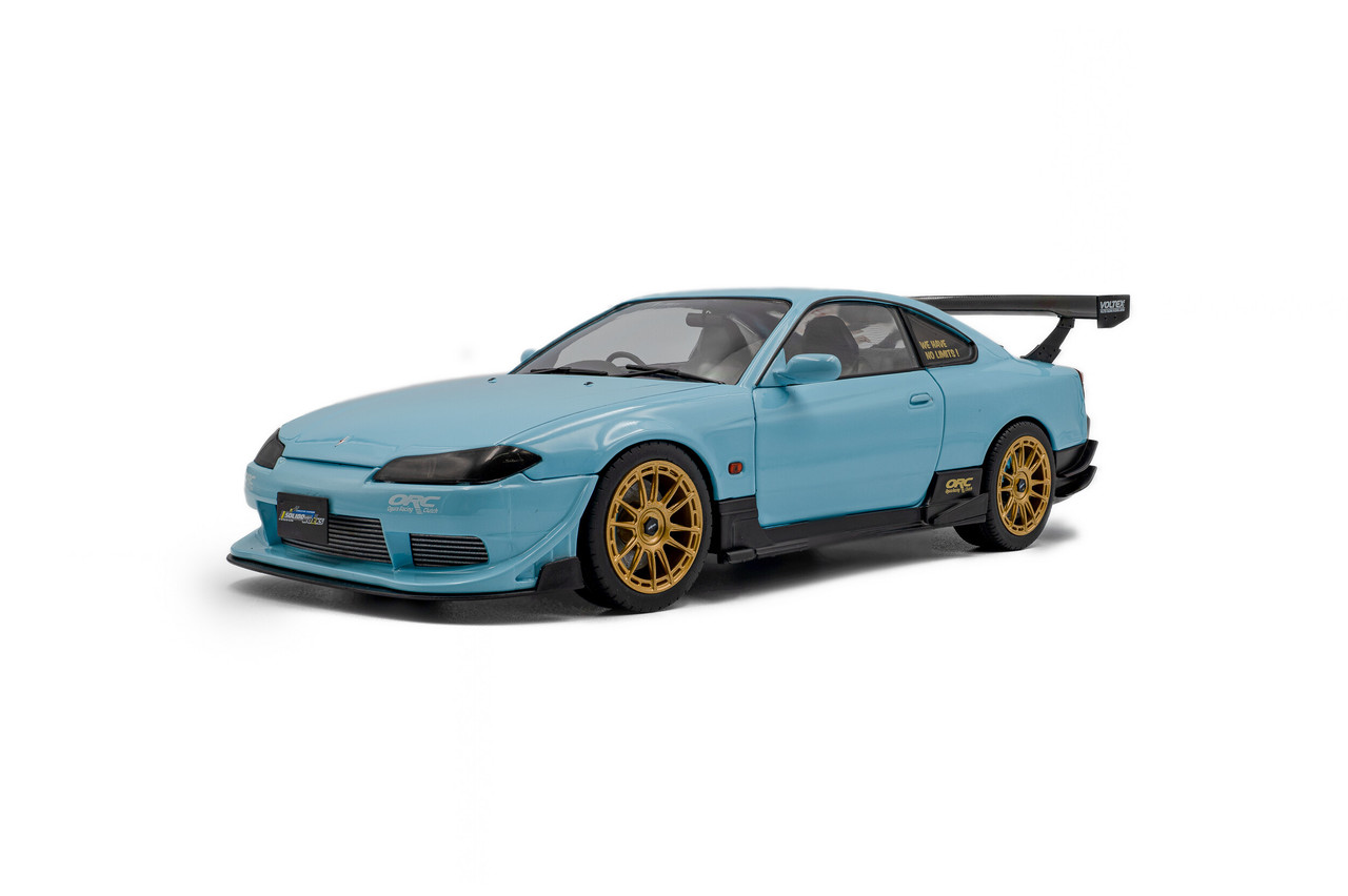 1/18 Solido 1999 Nissan Silvia (S15) Spec-R Aero (Baby Blue) Diecast Car Model