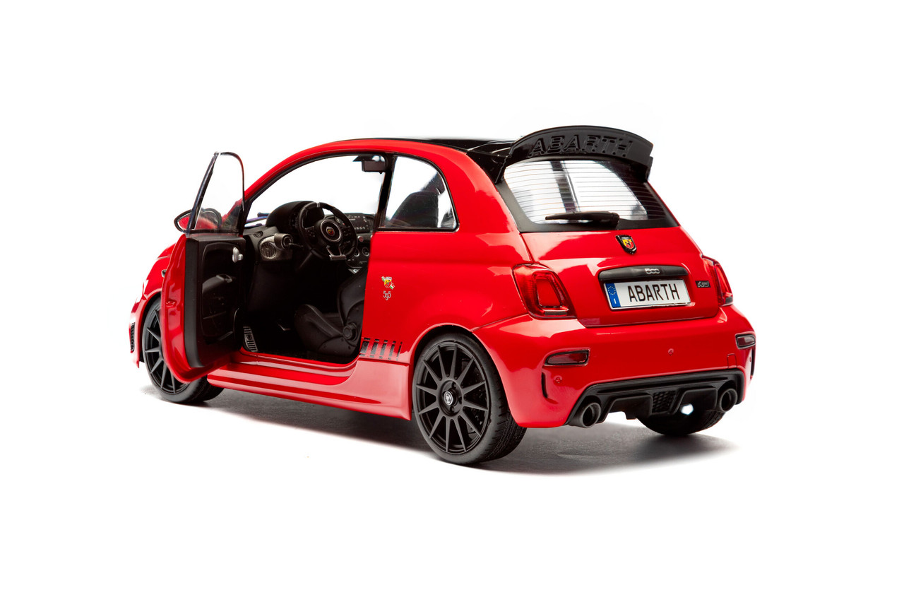 1/18 Solido 2023 Fiat F595 Abarth (Red) Diecast Car Model