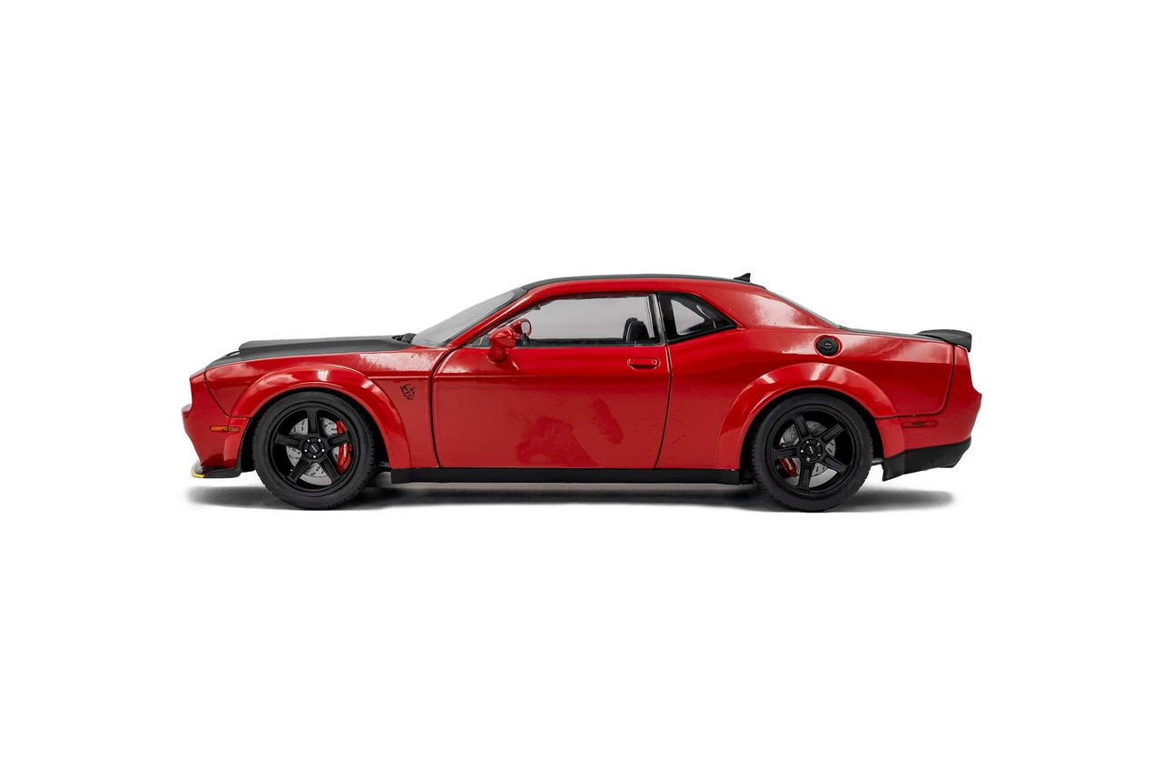 1/18 Solido 2023 Dodge Challenger SRT Demon (Red) Diecast Car Model