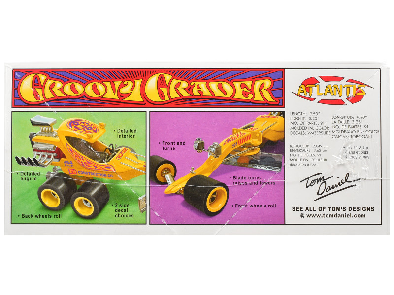 Skill 2 Model Kit Tom Daniel's Groovy Grader Dragster 1/24 Scale