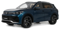 1/18 OTTO 2024 Volkswagen Tiguan E TSI R-LINE (Nightshade Blue Metallic) Car Model