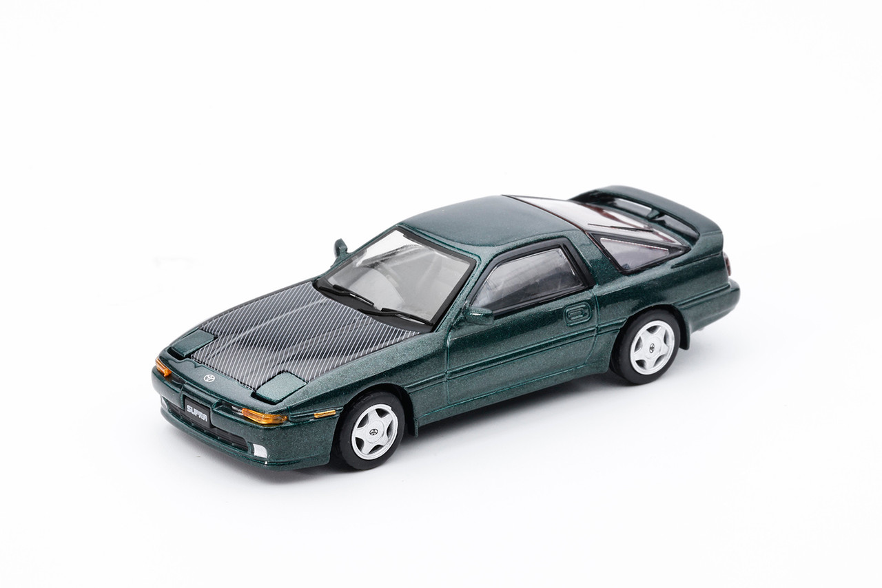 ■A70スープラ■ JZA70緑黒 2.5ターボR 1/43 エブロ ミニカー車 1/64 DCT Toyota Supra (A70) (Green) Diecast Car Model