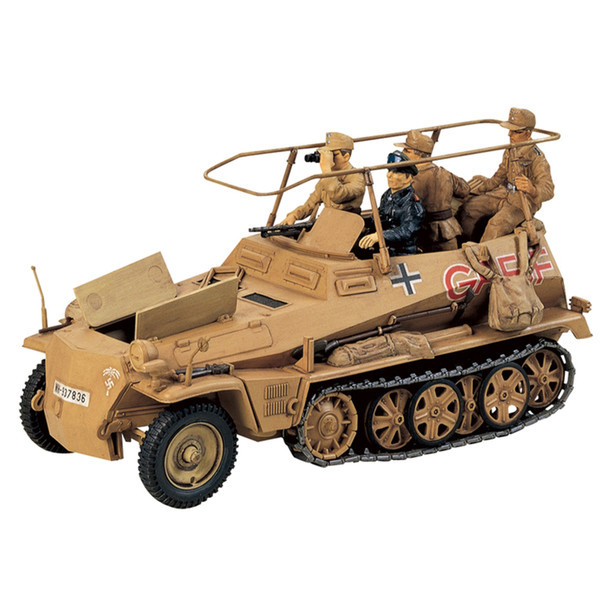Model Kit German Sd.kfz. 250/3 Greif Half-Tracked Armored Vehicle 1/35 Scale Model by Tamiya