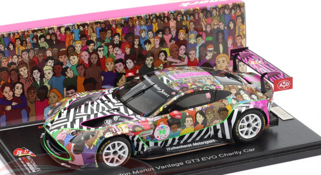 1/43 Spark Aston Martin Vantage GT3 Evo Charity Car "Wir helfen Kindern" Car Model