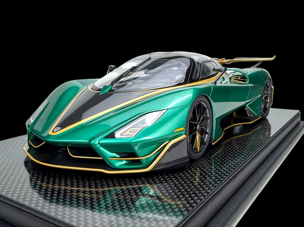 1/18 Frontiart SSC Tuatara Striker (Green) Car Model Limited 100 Pieces