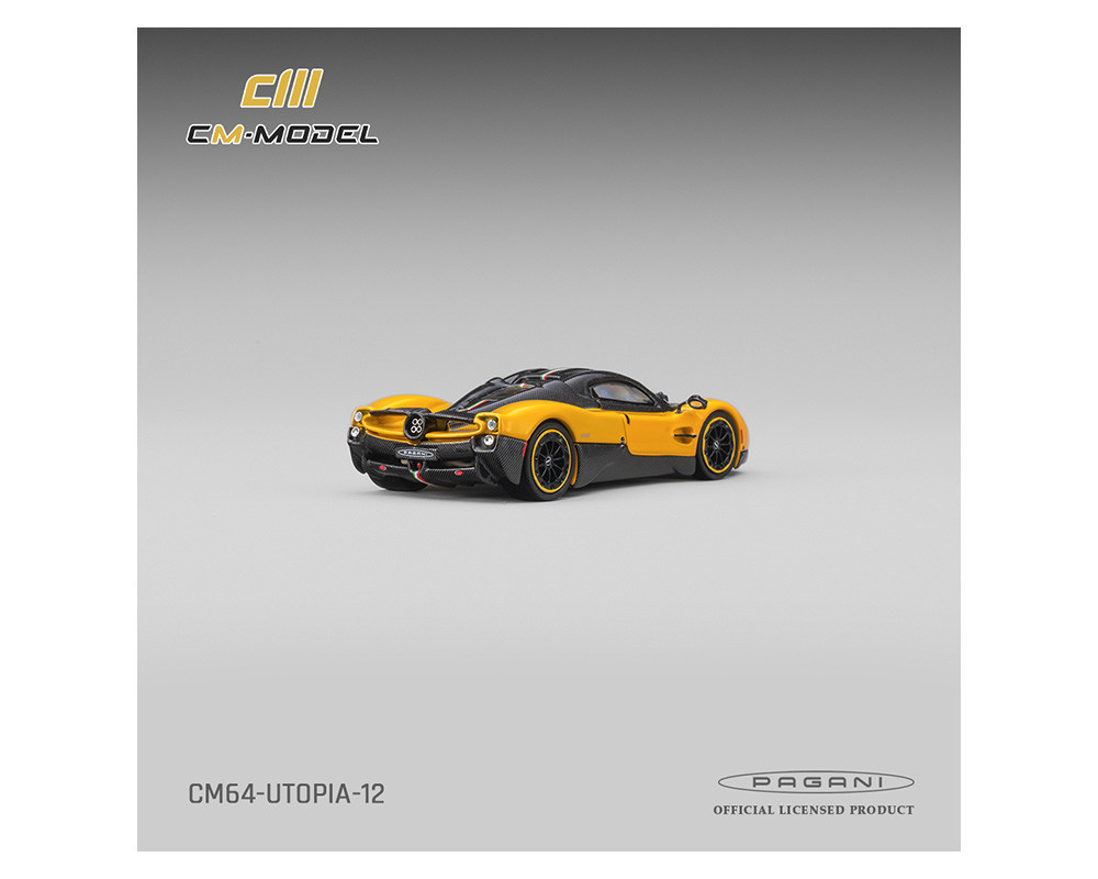 1/64 CM Model Pagani Utopia (Giallo Ginevra Yellow) Diecast Car Model