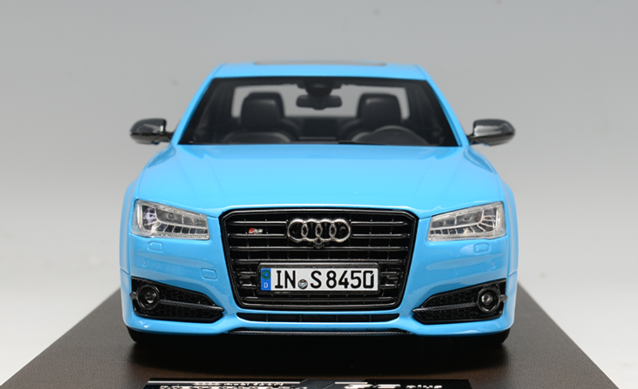 1/18 MOTORHELIX 2017 Audi S8 Plus (Baby Blue) Enclosed Resin Model Limited