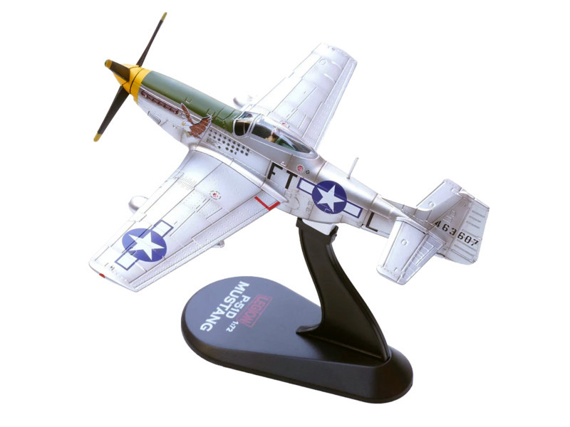 North American P-51D Mustang Aircraft "Feeble Eagle 18.5-victory Ace Glenn Eagleston 353rd Fighter Squadron 354th Fighter Group Ninth Air Force" (1945) United States Army Air Forces 1/72 Diecast Model Airplane by Legion
