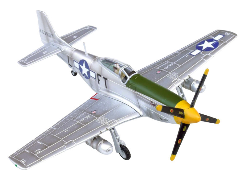 North American P-51D Mustang Aircraft "Feeble Eagle 18.5-victory Ace Glenn Eagleston 353rd Fighter Squadron 354th Fighter Group Ninth Air Force" (1945) United States Army Air Forces 1/72 Diecast Model Airplane by Legion