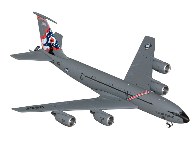 Boeing KC-135R Stratotanker Aircraft "Ohio Air National Guard" United States Air Force (63-8013) Gray "Gemini Macs" 1/400 Diecast Model Airplane by GeminiJets