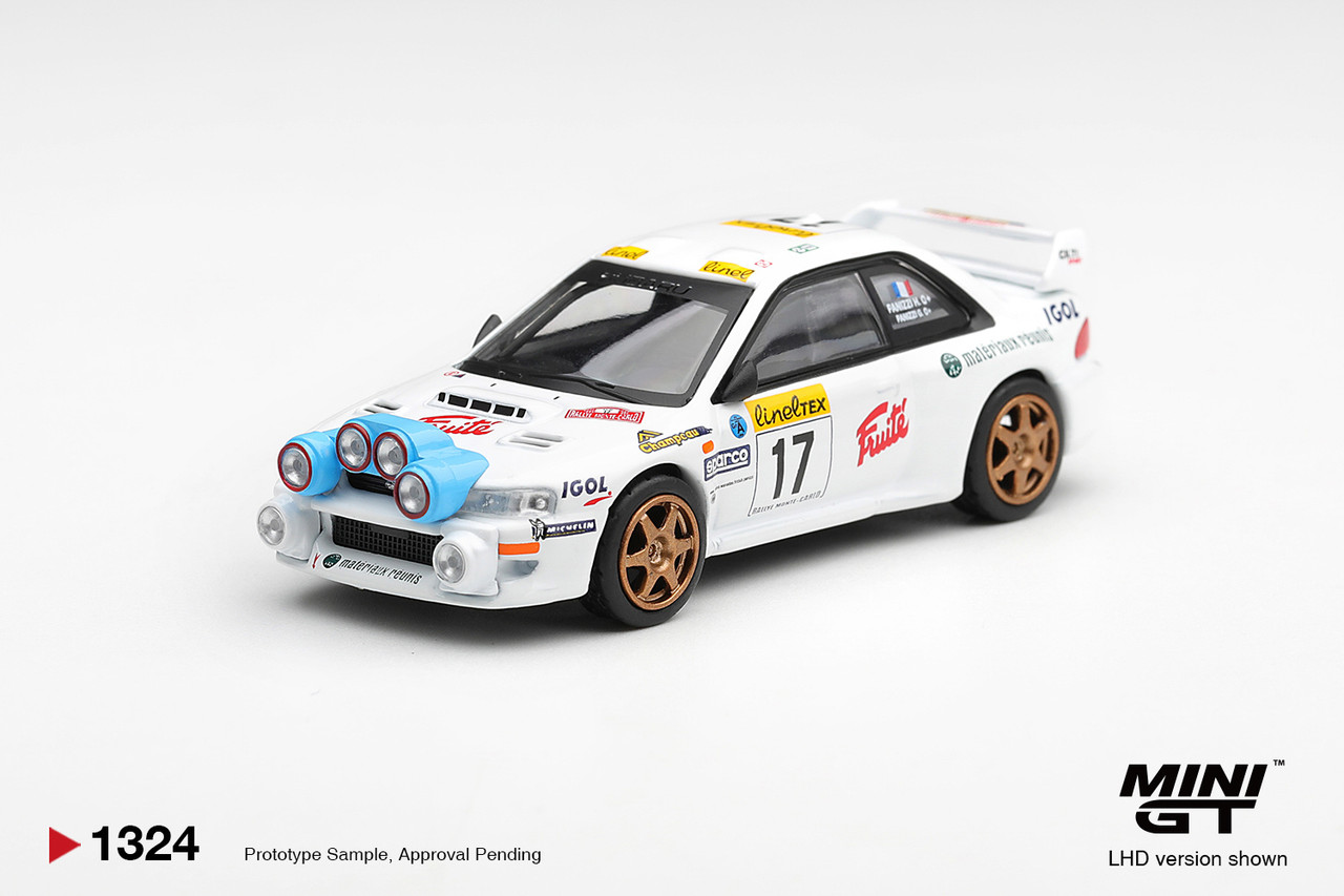 1/64 Mini GT 1999 Subaru Impreza WRC98 #17 1999 Rally Monte-Carlo Diecast Car Model