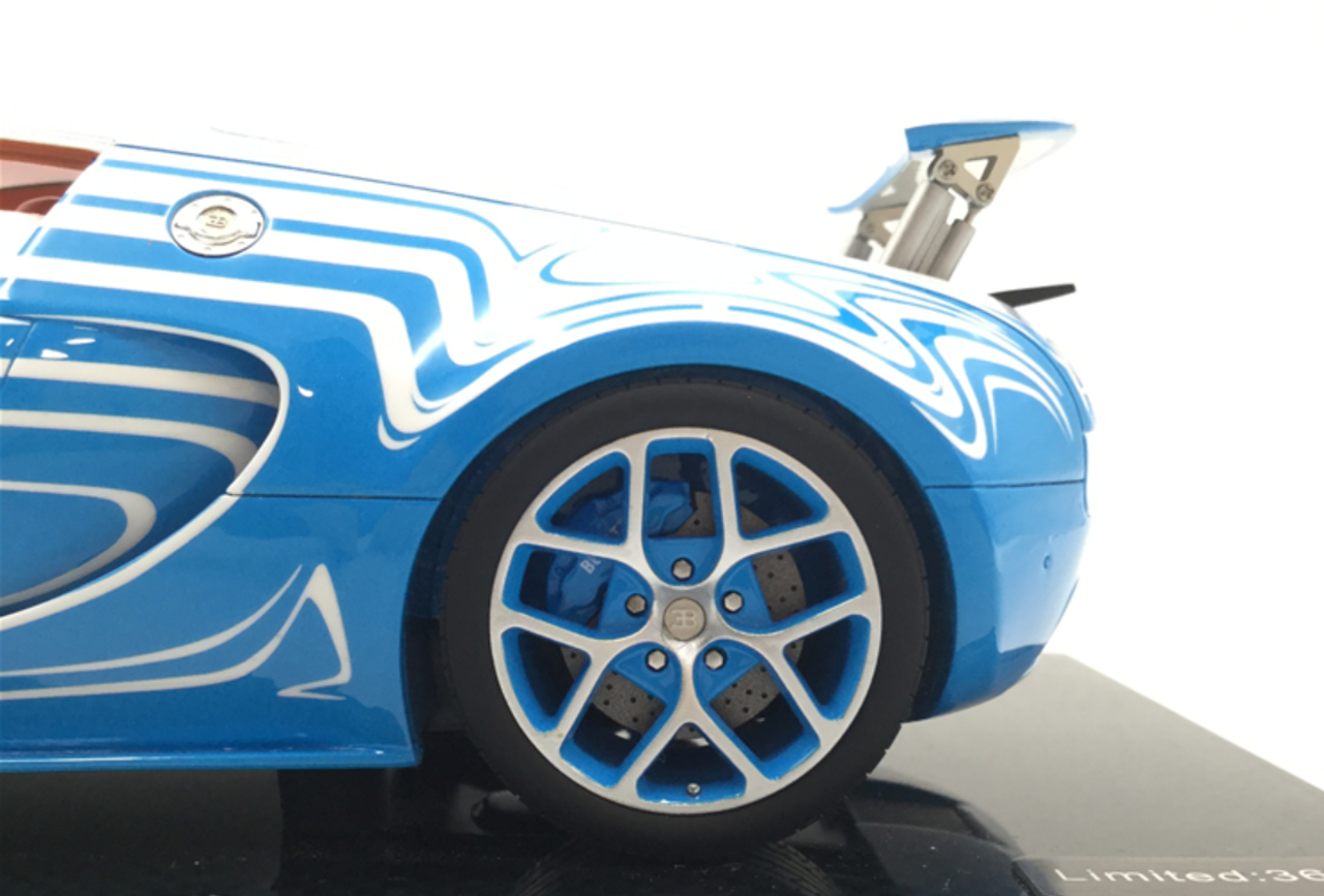 1/18 HH Model Bugatti Veyron Grand Sport (Blue) Resin Car Model