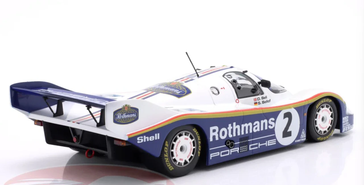 1/18 Werk83 1984 Porsche 956K #2 Winner 1000km Sandown Park Rothmans Porsche Stefan Bellof, Derek Bell Diecast Car Model