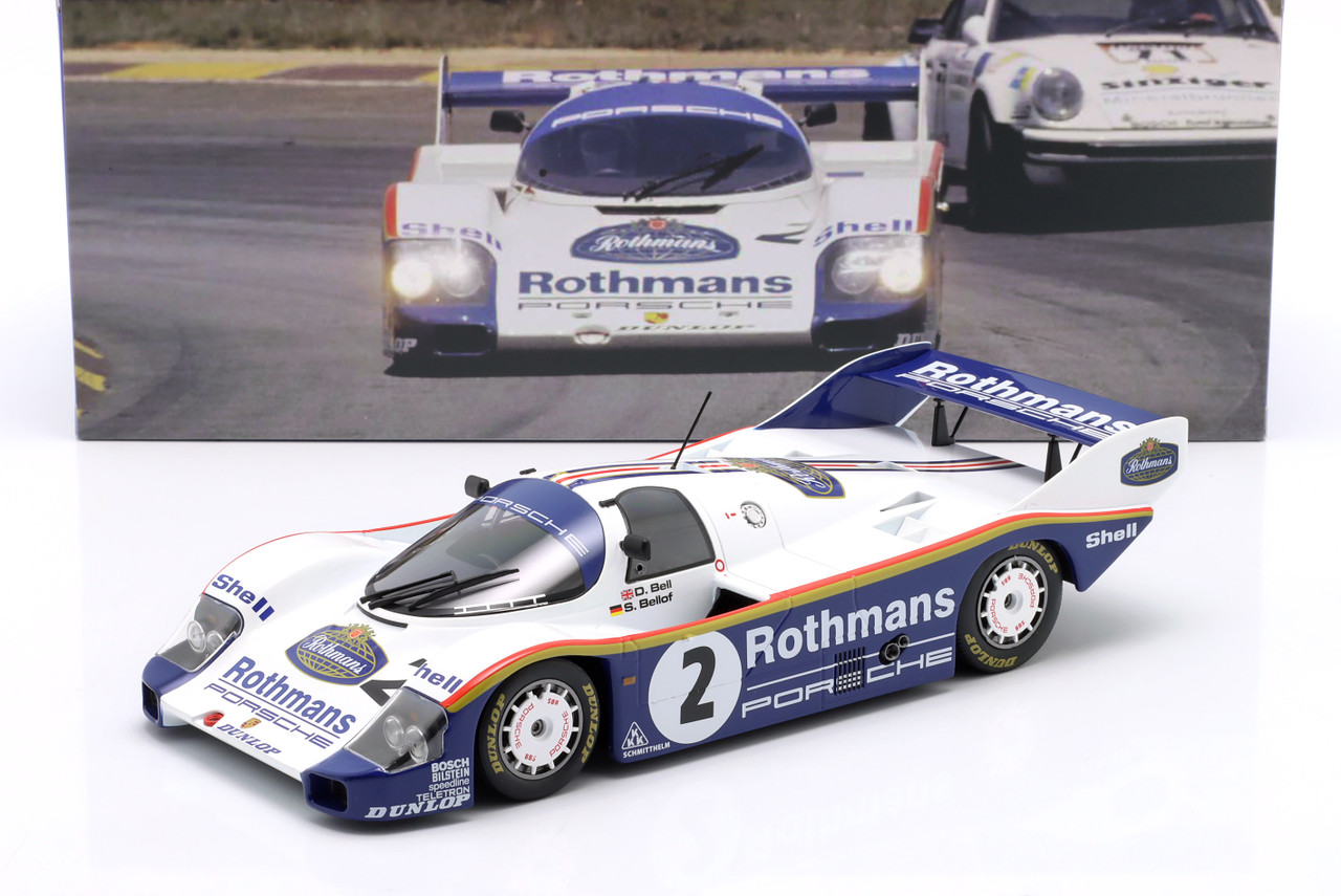 1/18 Werk83 1984 Porsche 956K #2 Winner 1000km Sandown Park Rothmans Porsche Stefan Bellof, Derek Bell Diecast Car Model