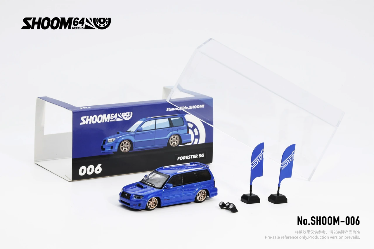 1/64 Shoom64 Subaru Forester (Blue) Diecast Car Model