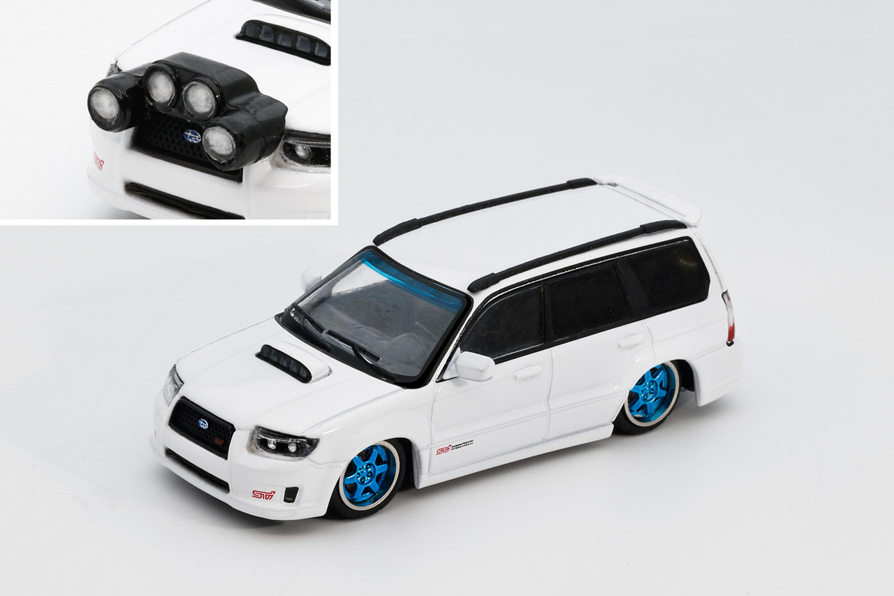 1/64 Shoom64 Subaru Forester (White) Diecast Car Model