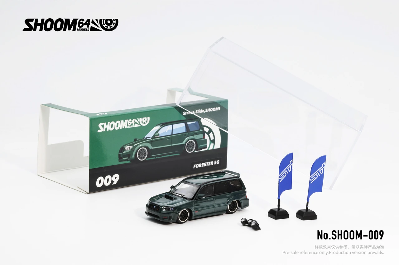 1/64 Shoom64 Subaru Forester (Green) Diecast Car Model