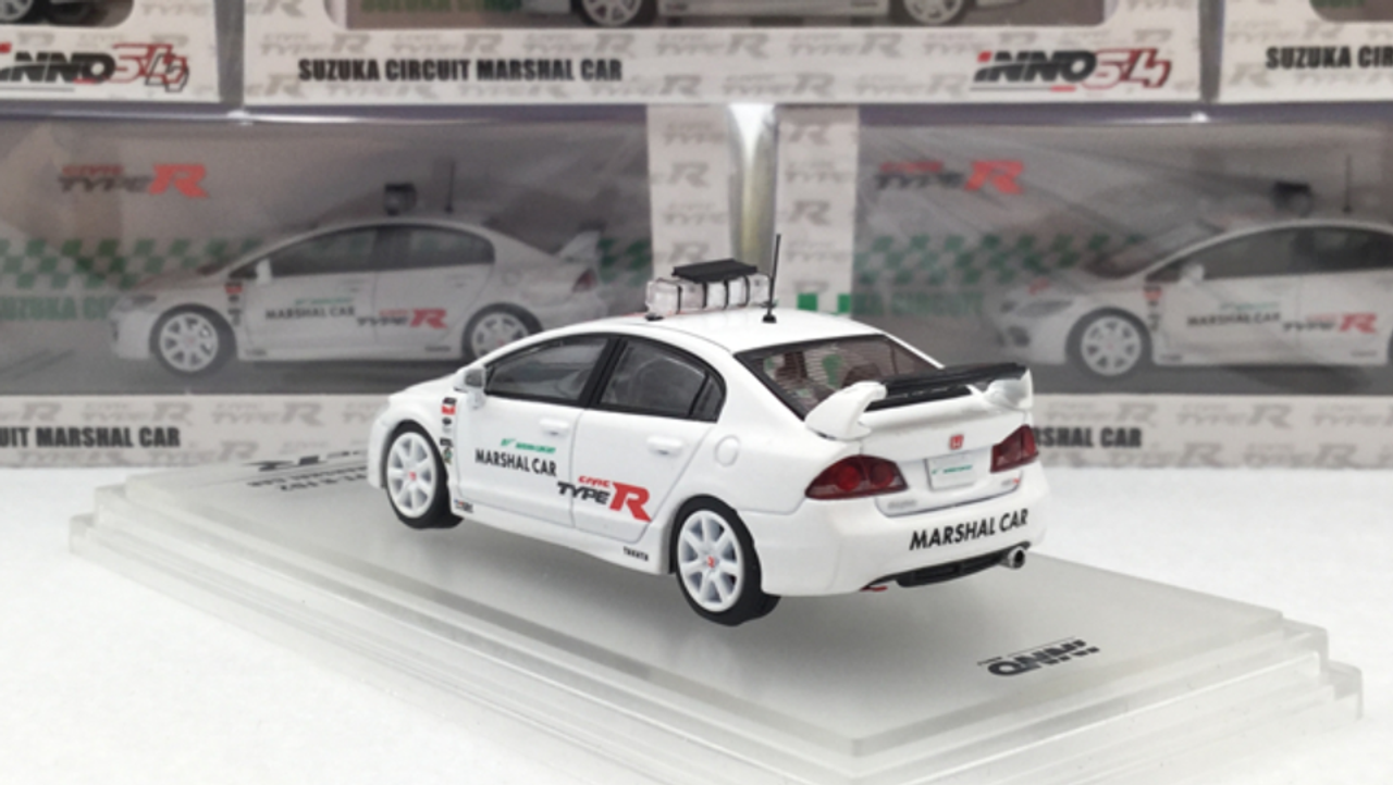 1/64 INNO64 Honda Civic Type-R TypeR (White) Diecast Car Model