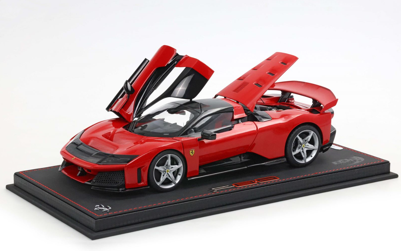 1/18 BBR Ferrari F80 (Rosso Corsa Red) Full Open Diecast Car Model Luxury Package