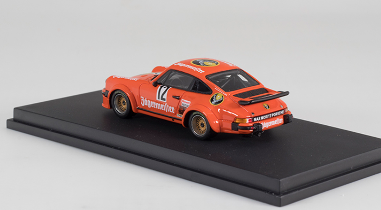 1/64 Dealer Edition Porsche 934 Jagermeister #12 Diecast Car Model