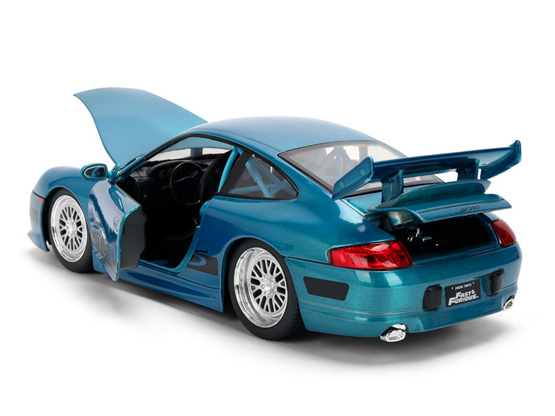 Porsche 911 GT3 RS (996) Blue Color Brush Finish 