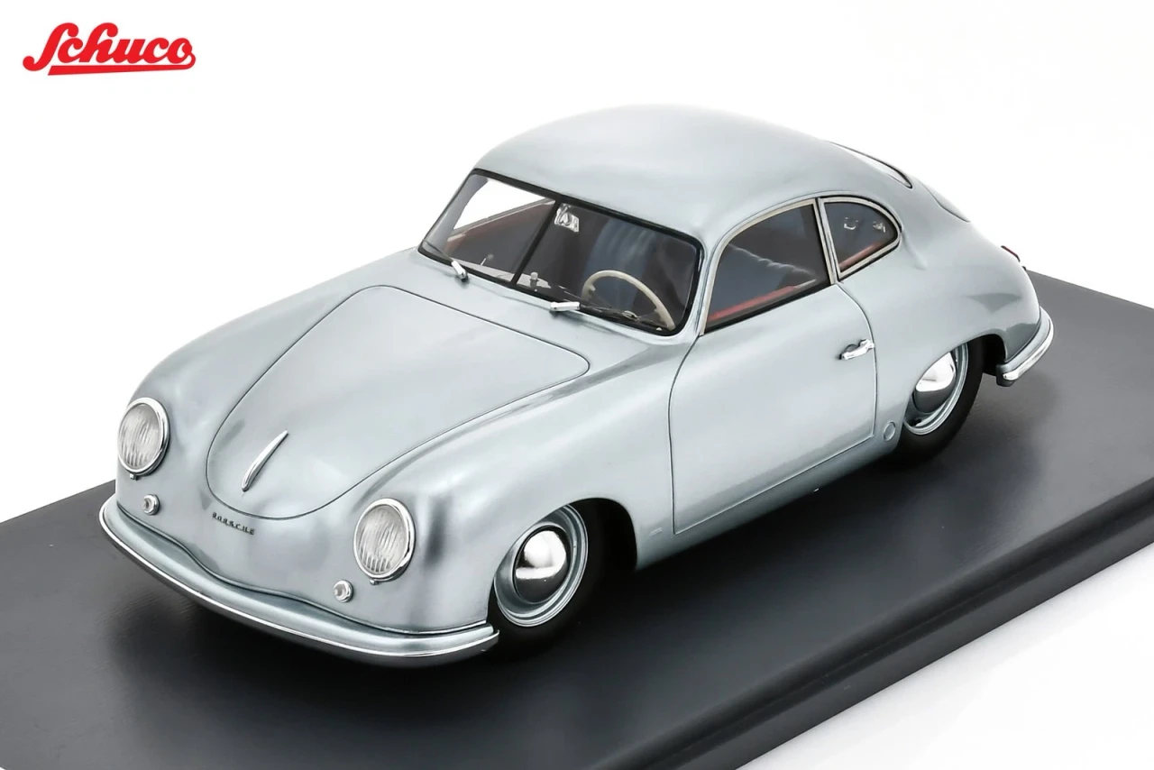 1/18 Schuco 1952 Porsche 356 Pre-A (Silver) Car Model