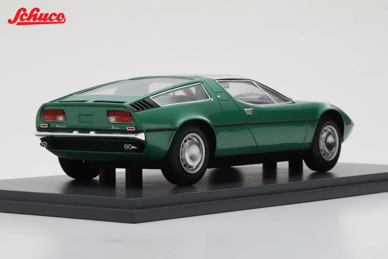 1/18 Schuco 1973 Maserati Bora (Green) Car Model