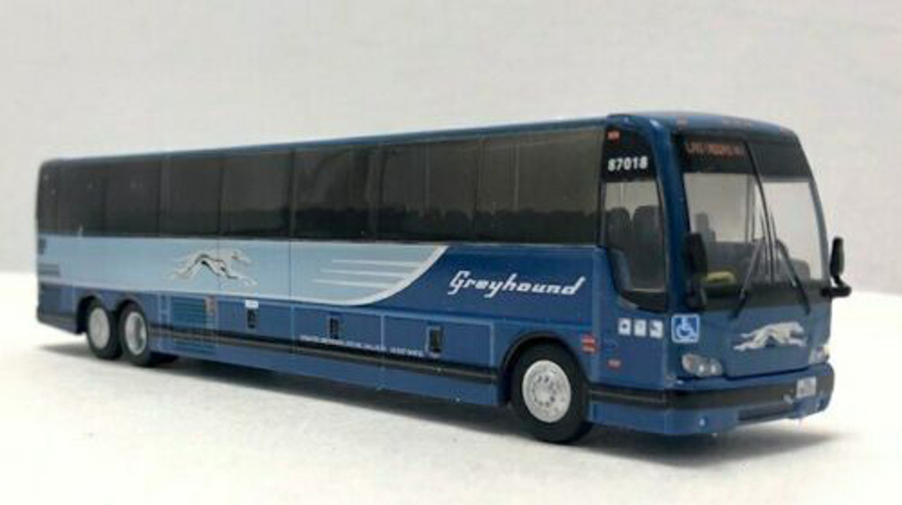 1/87 IR Iconic Replicas Prevost X3-45 Coach: Greyhound Bus Lines Diecast Car Model